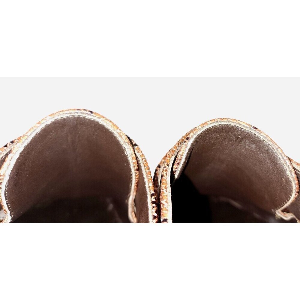 Martine Rose Python Chisel Toe Mules 40 M7 W10 Br… - image 8